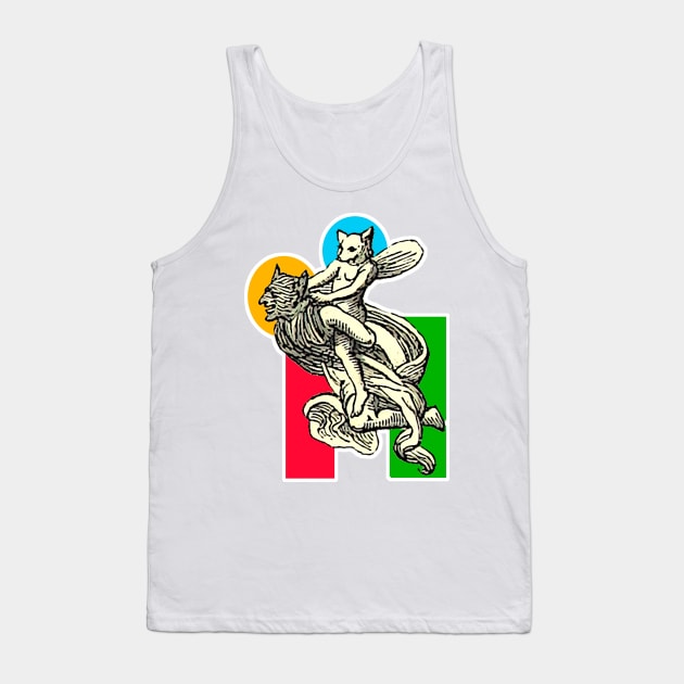 Monsters flying together Tank Top by Marccelus